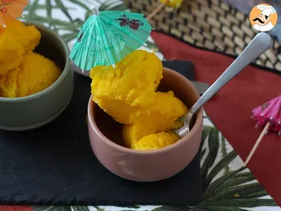 Sorbet mangue citron vert avec seulement 3 ingrédients et prêt à déguster en 5 minutes! - photo 2